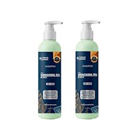 Shampo Minoxidil 5% PREMIUM cabello riso 250ML DERMOSUMAK 2und